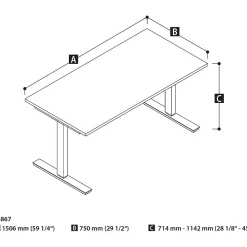 Standing Desks*bestar Universel 60