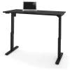Standing Desks*bestar Universel 60"W Electric Height Adjustable Desk, Black (65867-18)