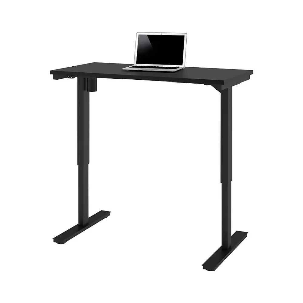 Standing Desks*bestar Universel 48"W Electric Height Adjustable Desk, Black (65857-18)