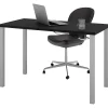 Office Desks*bestar 48"W Table Desk, Black (65855-18)