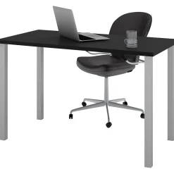 Office Desks*bestar 48"W Table Desk, Black (65855-18)