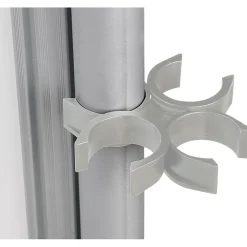 Dry Erase*Best-Rite D.O.C. Porcelain Mobile Dry-Erase Whiteboard, Anodized Aluminum Frame, 6' x 6' (661AG-DD)