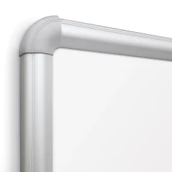Dry Erase*Best-Rite Green-Rite Porcelain Dry-Erase Board, Silver Presidental Trim, 4' x 4'