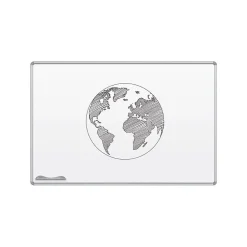 Dry Erase*Best-Rite Magne-Rite Steel Dry-Erase Whiteboard, Anodized Aluminum Frame, 4' x 4' (219PD)