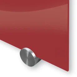 Dry Erase*Best-Rite Visionary Colors Magnetic Glass Dry Erase Whiteboard 47.24" x 94.49" Red (83846-Red)