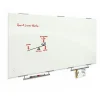 Dry Erase*Best-Rite Visionary Magnetic Glass Dry Erase Whiteboard with Exo Tray System, 47.24" x 94.49", White (83846-2X576)