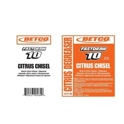 Fastdraw 10 Citrus Chisel Cleaner/Degreaser, Citrus Scent, 67.6 oz., 4/Carton (BET1674700)<Betco Outlet