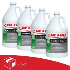 Probiotic Grease Solv Industrial Microbial Degreaser, Orange Scent, 1 gal Bottle, 4/Carton (BET26010400)<Betco New