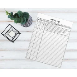 Notepads|Better Office Activity Log Notepad, 8.5