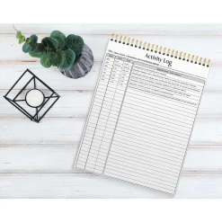 Notepads|Better Office Activity Log Notepad & Refill, 8.5