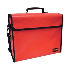 Fabric Water-Resistant Briefcase, Red (24523)<Better Office Sale