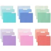 File Folders|Better Office Heavy-Duty File Folders, 1/3-Cut Tab, Letter Size, Paper Stock, Ombre Rainbow, 18/Pack (80030-18PK)