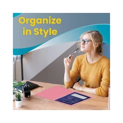 File Folders|Better Office Heavy-Duty File Folders, 1/3-Cut Tab, Letter Size, Polypropylene, Pastel Rainbow, 12/Pack (89023-12PK)