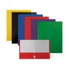 Pocket Folders|Better Office 3-Hole Punched 2-Pocket Portfolio Folders, Assorted Colors, 100/Pack (80100-100PK)