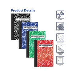 Composition Notebooks|Better Office Mini Composition Notebooks, 3.25