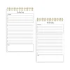 Notepads|Better Office To-Do List Notepad, 5.5" x 8.5", Ruled, White, 50 Sheets/Pad, 2 Pads/Pack (25824-2PK)