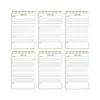 Notepads|Better Office To-Do List Notepad, 5.5" x 8.5", Ruled, White, 50 Sheets/Pad, 6 Pads/Pack (25825-6PK)