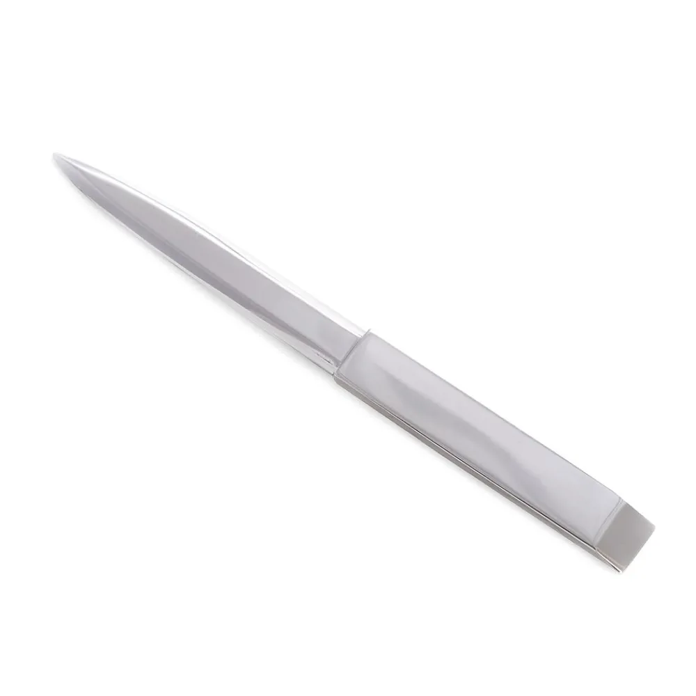 Bey-Berk 7.5" Handle Letter Opener, Silver (D502)