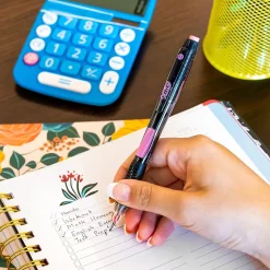 Pencils|BIC Break-Resistant Mechanical Pencils with Erasers, 0.7mm, #2 Medium Lead, 2/Pack (MV7PRP2-BLK)