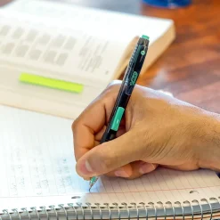 Pencils|BIC Break-Resistant Mechanical Pencils with Erasers, 0.7mm, #2 Medium Lead, 2/Pack (MV7PRP2-BLK)