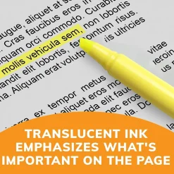 Highlighters|BIC Brite Liner Stick Highlighters, Chisel, Assorted, 5/Pack (BLP51W-AST)