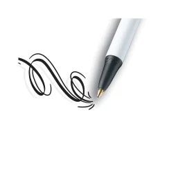 Pens|BIC Clic Stic Retractable Ballpoint Pen, Medium Point, Black Ink, 12/Case (CSM11-BLK)