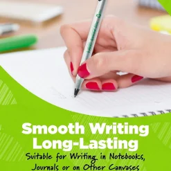 Pens|BIC Ecolutions Round Stic Ballpoint Pens, Medium Point, Blue Ink, 50/Pack (GSME509-BLU)