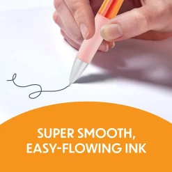 Pens|BIC Intensity Clic Gel Pen, 0.7mm, Black Ink, Dozen (RNCX11-BLK)