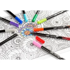 Pens|BIC Intensity Fineliner Felt Pens, Fine Point, Assorted Inks, 10/Pack (FPINFAP10-AST)