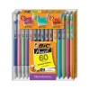 Pencils|BIC Mechanical Pencils, Assorted Sizes, #2 Lead, 60/Pack (WX7TG026-BLK)