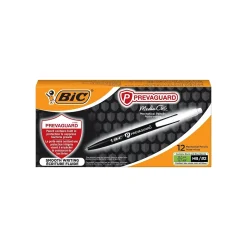 Pencils|BIC Prevaguard Media Clic Mechanical Pencil, 0.7mm, #2 Medium Lead, Dozen (MPCMA11-BLK)