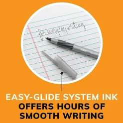 Pens|BIC Round Stic Grip Xtra Comfort Ballpoint Pen, Medium Point, Blue Ink, 24/Box, 6 Boxes/Pack (GSMG144E-BLU)