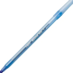 Pens|BIC Round Stic Xtra Precision Ballpoint Pens, Fine Point, Blue Ink, 432/Carton (GSF11BLUCT)