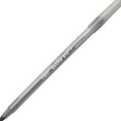 Pens|BIC Round Stic Xtra Precision Ballpoint Pens, Fine Point, Black, 432/Carton (GSF11BLKCT)
