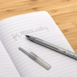 Pens|BIC Round Stic Xtra Precision Ballpoint Pens, Fine Point, Black, 432/Carton (GSF11BLKCT)