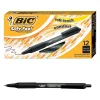 Pens|BIC Soft Feel Retractable Ballpoint Pens, Medium Point, 1.0mm, Black Ink, Dozen (SCSM11BLK)