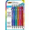 Pencils|BIC Velocity Colored Lead Mechanical Pencils, #2 Hard Lead, 6/Pack (MV7CP61-AST)