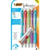 Pencils|BIC Velocity Mechanical Pencil, 0.9mm, #2 Hard Lead, 5/Pack (MVP51-BLK)
