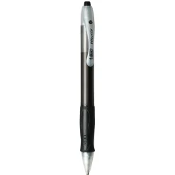 Pens|BIC Velocity Retractable Ballpoint Pens, Medium Point, Black Ink, Dozen (16264/VLG11)