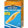 Correction & White-Out|BIC Wite-Out Exact Liner Correction Tape, White, 10/Pack (WOELP10)
