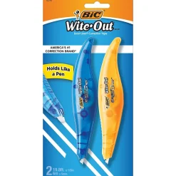 Correction & White-Out|BIC Wite-Out Exact Liner Correction Tape, White, 2/Pack (50744)