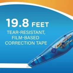 Correction & White-Out|BIC Wite-Out Exact Liner Correction Tape, White, 2/Pack (50744)