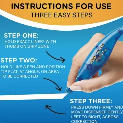 Correction & White-Out|BIC Wite-Out Exact Liner Correction Tape, White, 4/Pack (WOELP418)