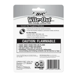 Correction & White-Out|BIC Wite-Out Extra Cover Correction Fluid, 20 ml., 2/Pack (WOFECP24-A-WHI)