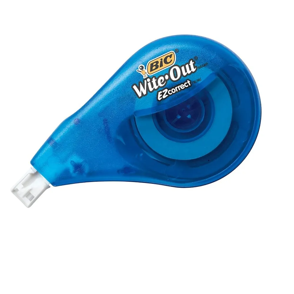 Correction & White-Out|BIC Wite-Out EZ Correct Correction Tape, White, 18/Pack, 4 Packs/Carton (50589-CT)