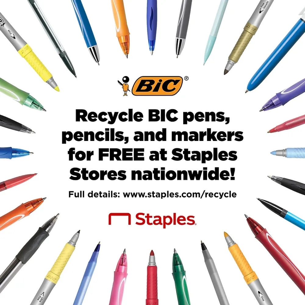 Correction & White-Out|BIC Wite-Out EZ Correct Correction Tape, White, 18/Pack (WOTAP18-WHI)