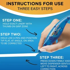 Correction & White-Out|BIC Wite-Out EZ Correct Correction Tape, White, 18/Pack (WOTAP18-WHI)