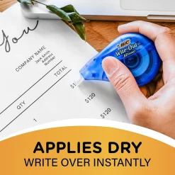 Correction & White-Out|BIC Wite-Out EZ Correct Correction Tape, White (50523/WOTAPP1)