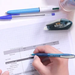 Correction & White-Out|BIC Wite-Out EZ Grip Correction Tape, White, 2/Pack (WOECGP21)