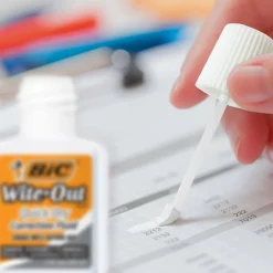 Correction & White-Out|BIC Wite-Out Quick Dry Correction Fluid, 20 ml., White, 2/Pack (WOFQDP24-A-WHI)